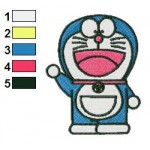 Doraemon 14 Embroidery Design